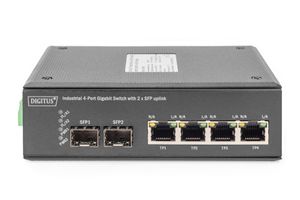 Digitus DN-651106 netwerk-switch Unmanaged L2 Gigabit Ethernet (10/100/1000) Zwart