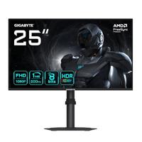 Gigabyte G25F2 Gaming Monitor 24,5 inch FHD - 1920 x 1080, 200Hz, 1ms, 300CD/m², DisplayHDR 10, HDMI 2.0, DisplayPort 1.4