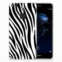 Huawei P10 Lite TPU Hoesje Zebra - thumbnail