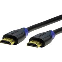 LogiLink CH0064 HDMI-kabel HDMI Aansluitkabel HDMI-A-stekker, HDMI-A-stekker 5.00 m Zwart 4K UHD, Audio Return Channel (ARC), Vergulde steekcontacten - thumbnail