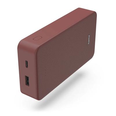 Hama 00201717 powerbank Lithium-Polymeer (LiPo) 20000 mAh Rood