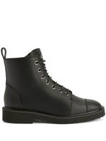 Giuseppe Zanotti bottines Thora à lacets - Noir - thumbnail