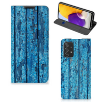 Samsung Galaxy A72 (5G/4G) Book Wallet Case Wood Blue