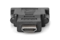 Digitus DB-330505-000-S HDMI-kabel DVI / HDMI Adapter HDMI-A-stekker, DVI-D 24+1-polige bus, DVI-I 24+5-polige bus Zwart - thumbnail