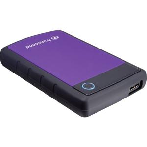 Transcend StoreJet 25H3P (USB 3.0), 2TB externe harde schijf 5400 RPM 2.5" Micro-USB B 3.2 Gen 1 (3.1 Gen 1) Zwart, Paars