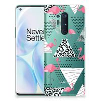 OnePlus 8 Pro TPU Hoesje Flamingo Triangle