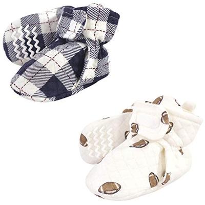 Hudson Baby Babyjongens Unisex gewatteerde laarsjes 2pk, voetbal, 0-6 maanden winter accessoire set