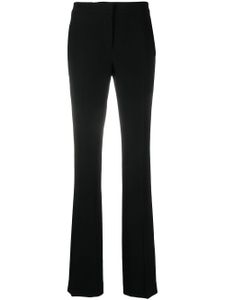 Moschino pantalon évasé à taille haute - Noir