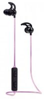 Manhattan 179591 hoofdtelefoon/headset oorhaak, In-ear, Neckband Zwart Bluetooth Micro-USB - thumbnail