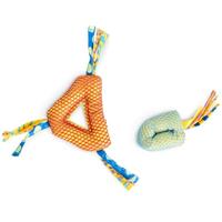 Petstages Catnip Dental - Kattenspeeltjes - tandverzorgd - met kattenkruid - meerkleurig - 2 stuks