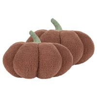 Beliani - MUNCHKIN - Sierkussen set van 2 - Bruin - 35 cm - Bouclé - thumbnail