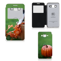 Samsung Galaxy Grand Prime Telefoonhoesje met Pasjes Kitten