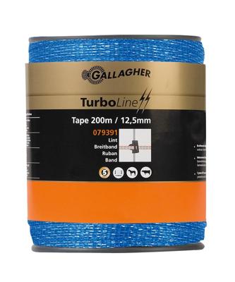 Gallagher TurboLine tape 12,5mm blauw 200m Gallagher TurboLine tape 12,5mm blauw 200m