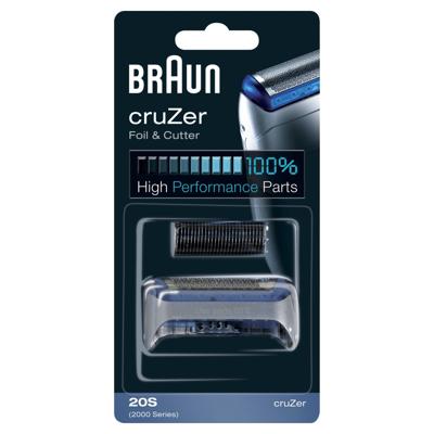 Braun cruZer 20S Scheerblad en trimmer Zilver 1 set(s)