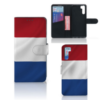 OPPO A91 | Reno3 Bookstyle Case Nederlandse Vlag - thumbnail