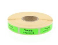 Strooketiket vervolg verpakking 30 x 10mm - thumbnail