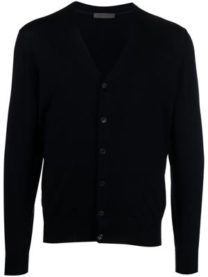 Corneliani Vest met V-hals - Blauw