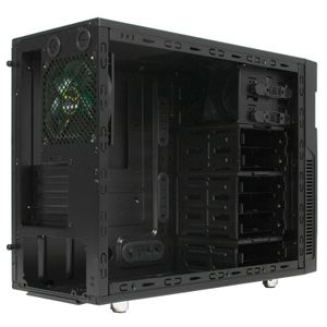 Nanoxia Deep Silence 4 Dark Black Mini-tower PC-behuizing Zwart