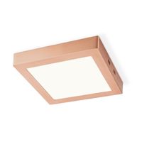 Light depot - LED plafondlamp Ska vierkant 22,5 - koper - Outlet - thumbnail