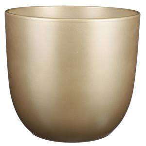 Mica Decorations Bloempot - goud - keramiek - 31 x 28 cm