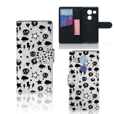 Telefoonhoesje met Naam LG Nexus 5X Silver Punk