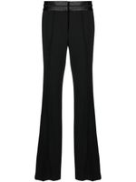 Helmut Lang pantalon de tailleur à coupe évasée - Noir