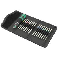 Wera Kraftform Kompakt 60 Tool Finder 05059303001 Bitset 17-delig Kruiskop Phillips, Kruiskop Pozidriv, Torx, Zeskant, Plat Incl. bithouder en schroevendraaier - thumbnail