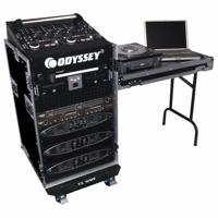 Odyssey FZ1116WDLX audioapparatuurtas DJ-mixer Hard case Zwart, Roestvrijstaal