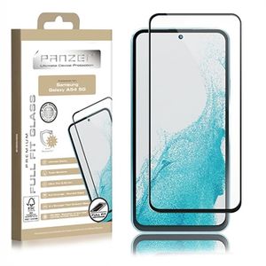 Panzer Premium Full-Fit Samsung Galaxy A54 5G Glazen Screenprotector - Zwart