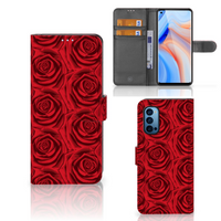 OPPO Reno 4 Pro 5G Hoesje Red Roses - thumbnail