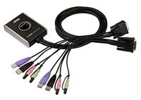 ATEN CS682-AT KVM 2x USB/DVI Switch, Zwart