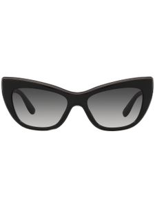 Dolce & Gabbana Eyewear lunettes de soleil à monture papillon - Noir