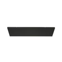 Ylumen Plafondplaat 100 x 25 cm - zonder gaten - zwart