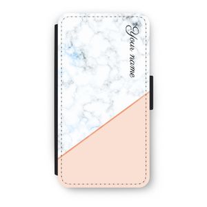 Marmer in stijl: iPhone X Flip Hoesje