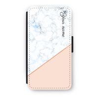 Marmer in stijl: iPhone X Flip Hoesje