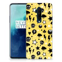 Silicone Back Case OnePlus 7T Pro Punk Geel - thumbnail