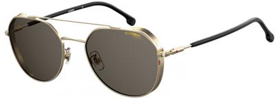 Carrera Eyewear zonnebril 222/G/S unisex cat. 1 piloot RVS goud