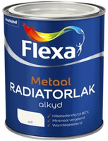 flexa radiatorlak wit 0.25 ltr