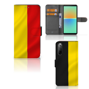 Sony Xperia 10 IV Bookstyle Case Belgische Vlag