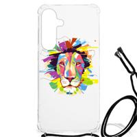 Samsung Galaxy S24 Plus Stevig Bumper Hoesje Lion Color