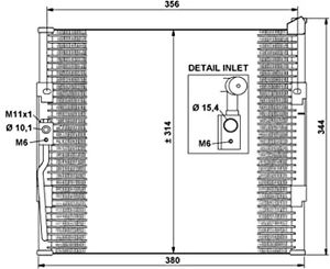 Condensor, airconditioning 35146