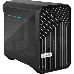 Torrent Nano Black TG Dark Tint Tower behuizing