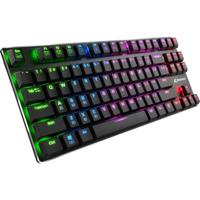 SHARKOON PUREWRITER TKL RGB TECLADO (INLÉS) USB QWERTY DE EE.UU.Negro