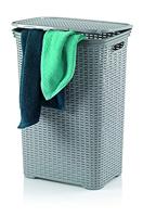 Kela Badkamer Wasmand, Kunststof, Grijs, 44 mm X 34 mm X 60 mm