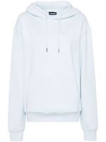 Jacquemus hoodie en coton à logo brodé - Bleu