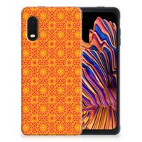 Samsung Xcover Pro TPU bumper Batik Oranje - thumbnail