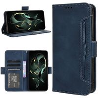 Xiaomi Redmi K60 Ultra Cardholder Series Portemonnee Hoesje - Blauw