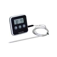 Gastromax 6692-1 Vleesthermometer Timer Zwarte Kleur, Roestvrij staal