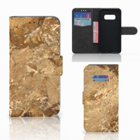 Samsung Galaxy S10e Bookcase Marmer Creme