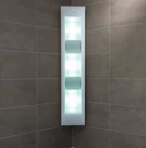 Combi White UV En Infrarood Opbouwapparaat 29X144X22.8 cm Aluminium Sunshower